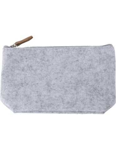 Trousse de toilette  en feutre rPET personnalisée pas cher 2