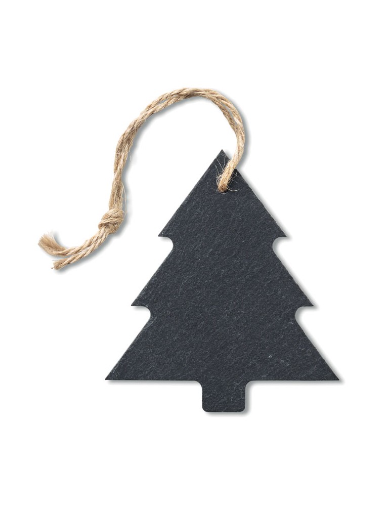 Suspension Arbre en Ardoise Personnalisée - Décoration de Noël pas cher