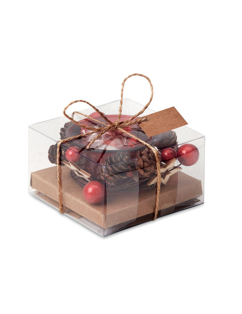 Bougeoir de Noël Personnalisé - en Verre Décoration Chic pas cher