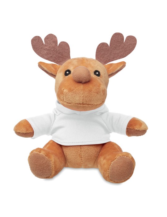 Renne en peluche Personnalisé RUDOLPH - Objet publicitaire unique