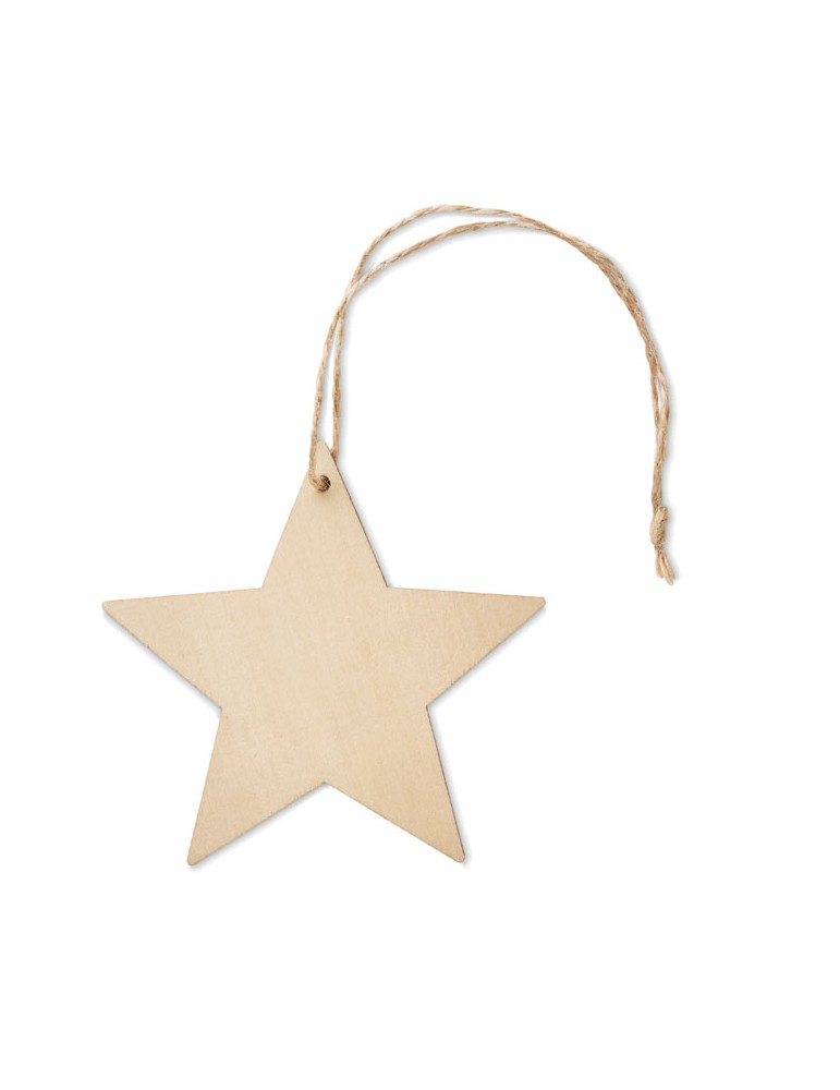 Décoration Étoile en Bois MDF Personnalisée - Idée Cadeau pas cher