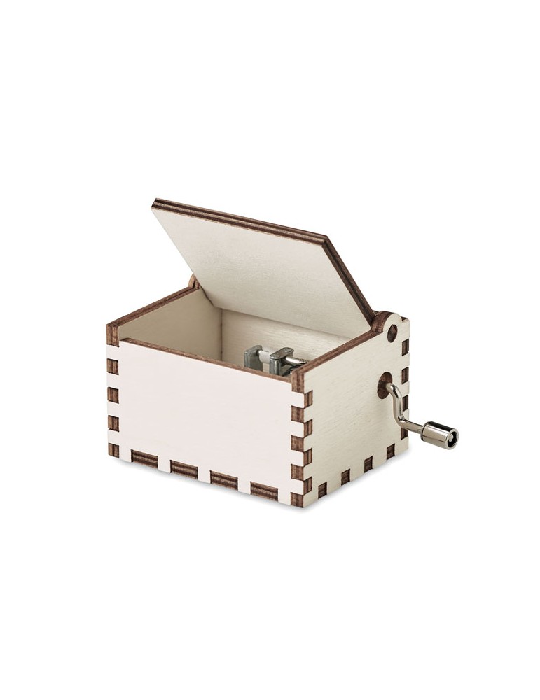 Boîte à musique en bois personnalisée - BOXMAS pas cher