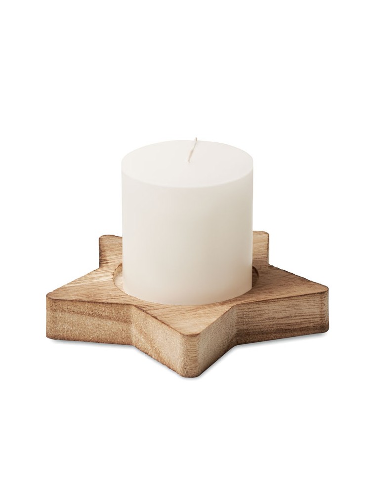 Bougeoir personnalisé en étoile lotus - Décoration Maison Unique pas cher