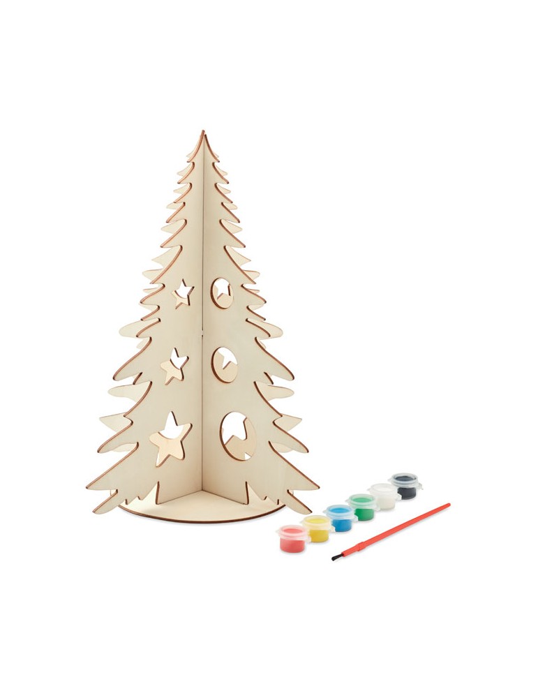 Sapin de Noël en bois Décoration personnalisée