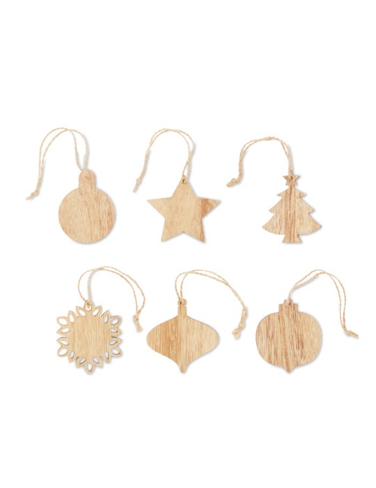 Décorations de Noël en bois uniques - Cadeaux CHRISET
