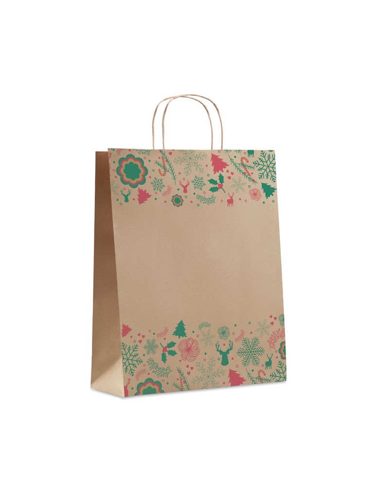 Sac en papier cadeau grand - et pratique personnalisée pas cher