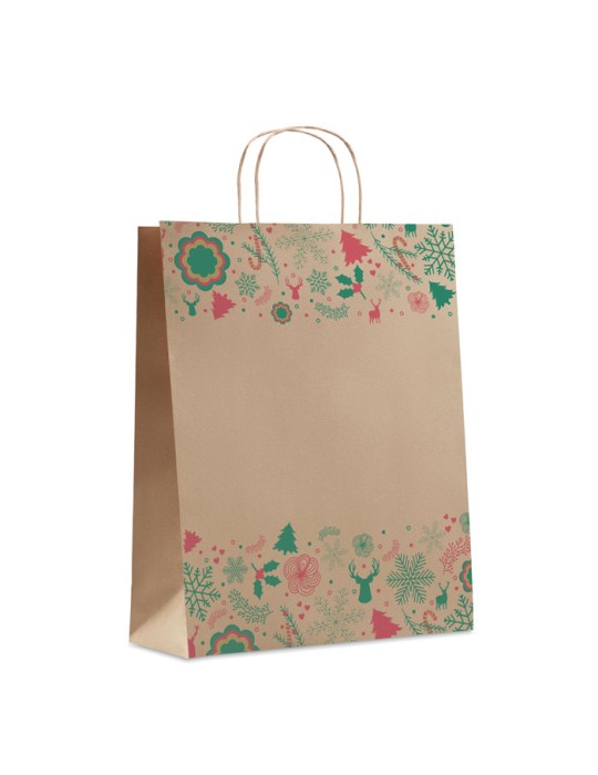 Sac en papier cadeau grand - et pratique personnalisée pas cher