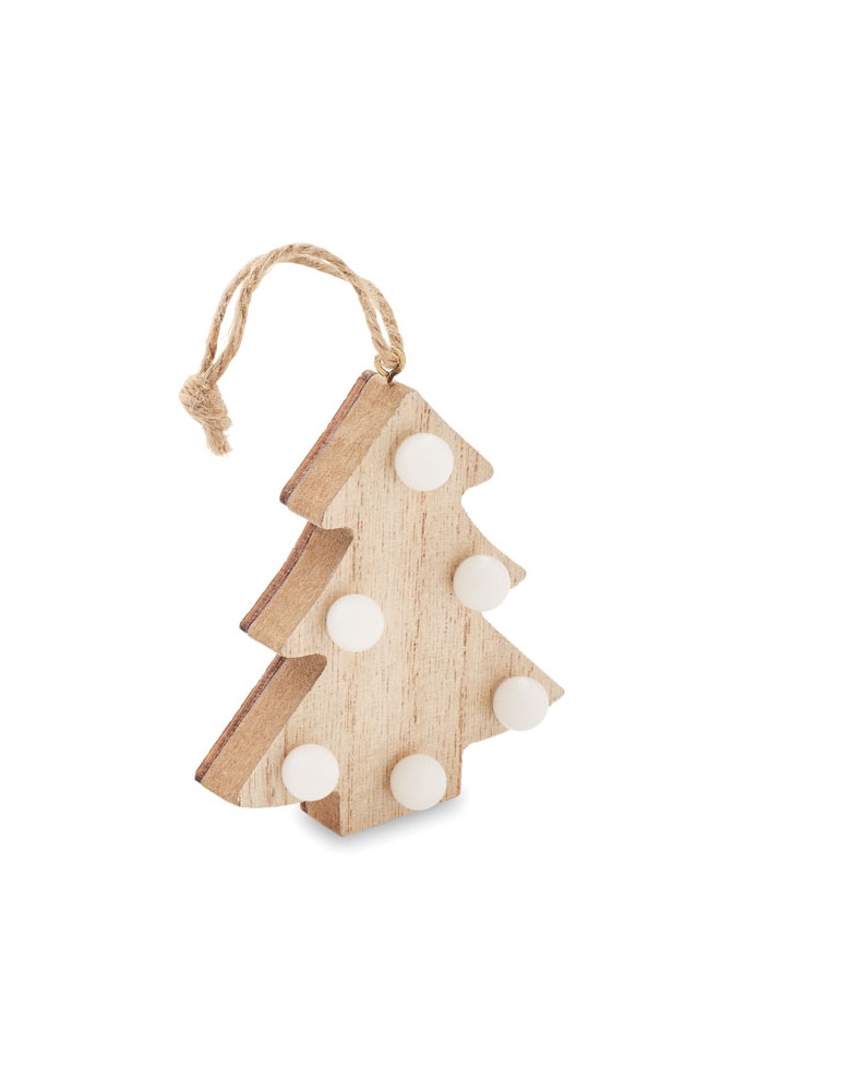 Sapin en Bois Élégant Personnalisé LULIE pour la Décoration de Noël pas cher