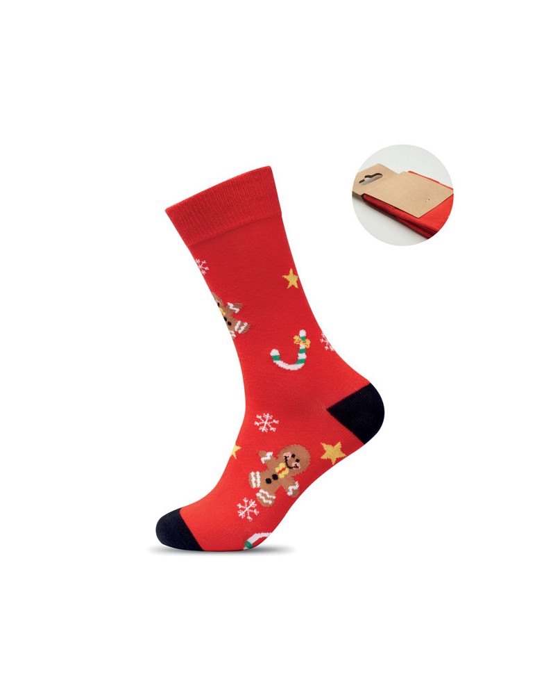 SOC MEDIUM Paire de chaussettes Noël M