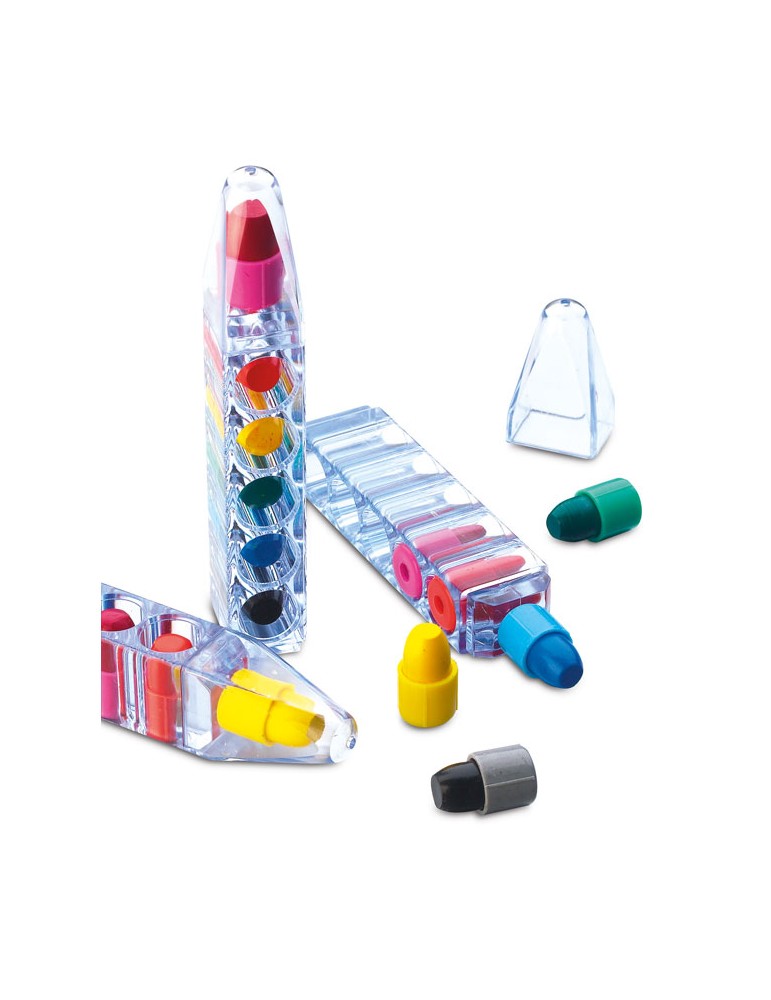 Set de Crayons Personnalisés : Peint/Cire MAGIC