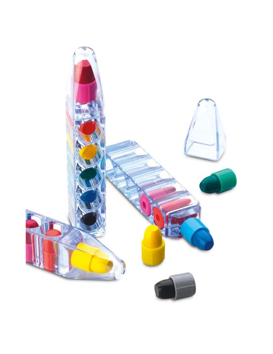 Set de Crayons Personnalisés : Peint/Cire MAGIC