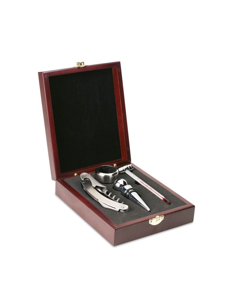 Set de Vin Classique Personnalisé : Accessoires Élégants PREMIUM pas cher