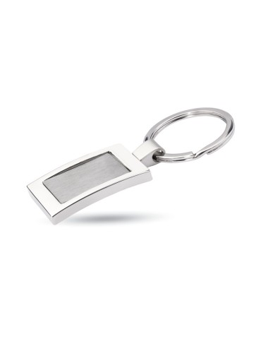 Porte-clés rectangulaire en métal personnalisé - HARROBS