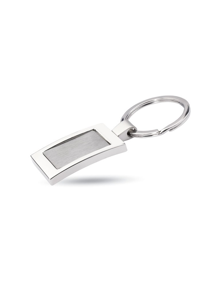 Porte-clés rectangulaire en métal personnalisé - HARROBS
