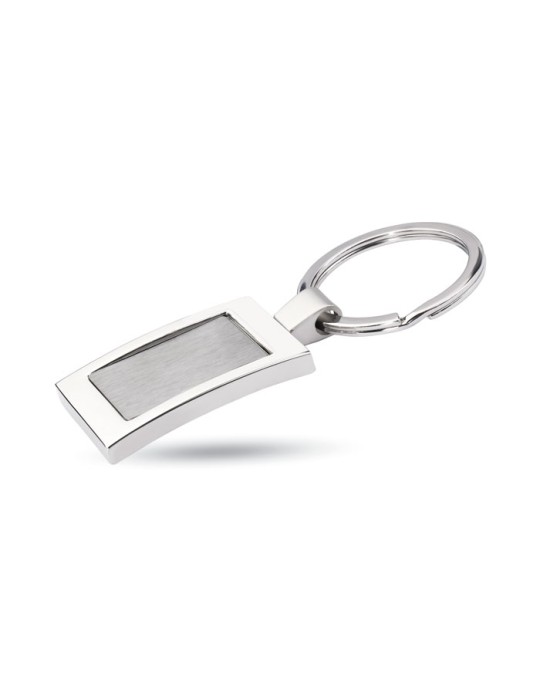 Porte-clés rectangulaire en métal personnalisé - HARROBS