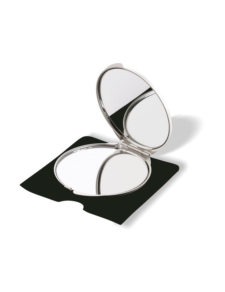 Double miroir en aluminium cadeau pratique personnalisée pas cher - SORAIA