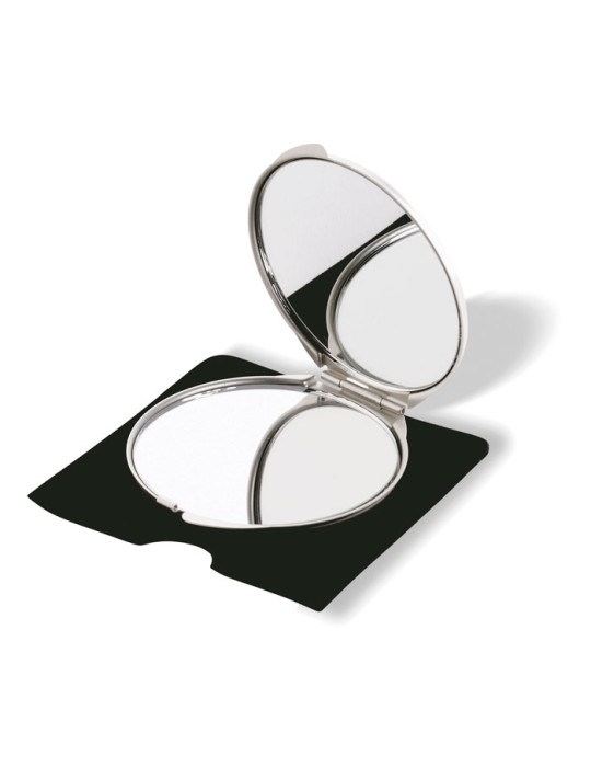 Double miroir en aluminium cadeau pratique personnalisée pas cher - SORAIA