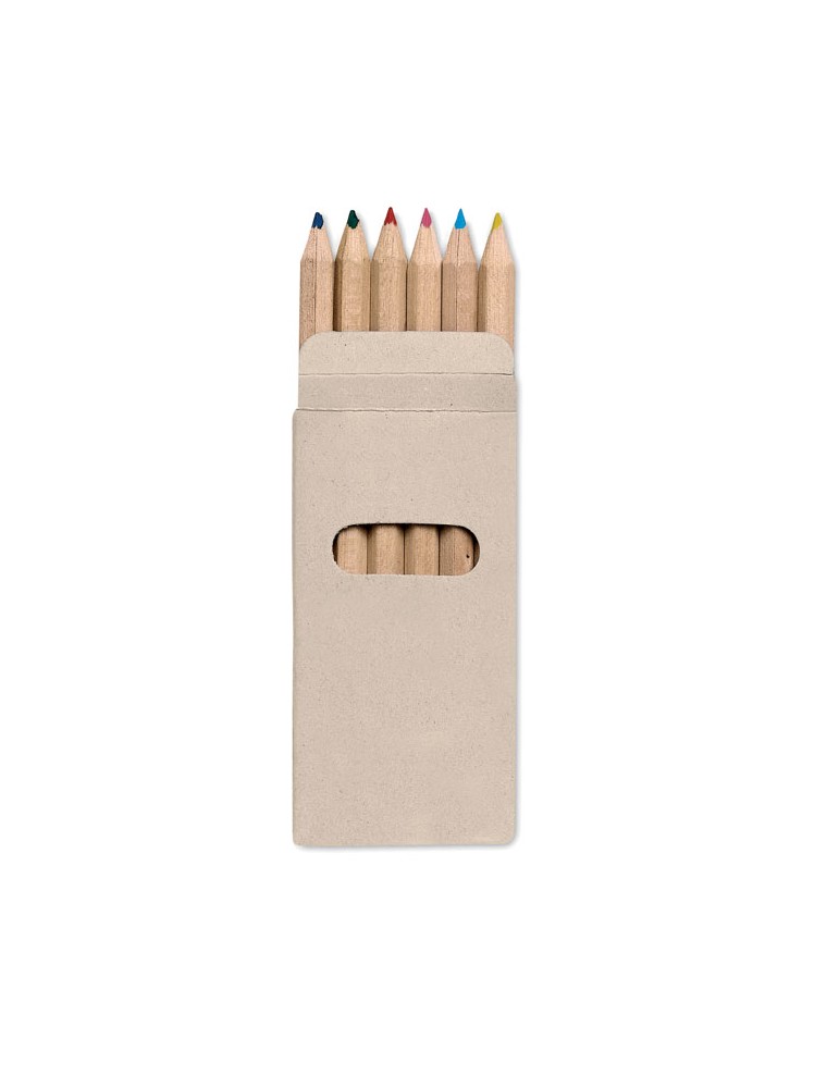 Crayons de couleur objets publicitaires - ABIGAIL