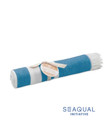 Serviette de plage  personnalisée - SEAQUAL® 100x170cm pas cher 2