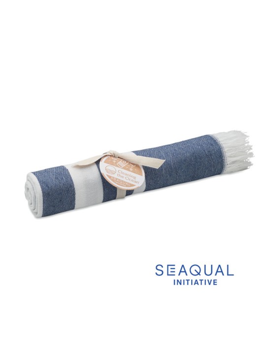 Serviette de plage  personnalisée - SEAQUAL® 100x170cm pas cher