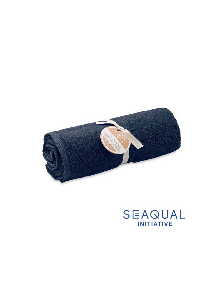 Serviette de bain  personnalisée - SEAQUAL® 70x140cm pas cher