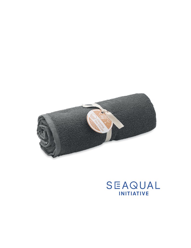 Serviette de bain  personnalisée - SEAQUAL® 70x140cm pas cher