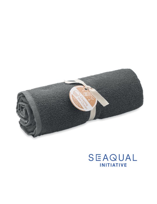 Serviette de bain  personnalisée - SEAQUAL® 100x170cm pas cher