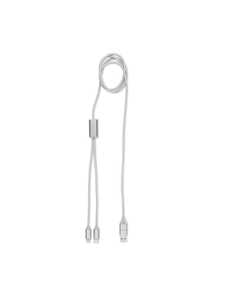 Câble de Charge 2 en 1 Long Personnalisé - CABLONG pas cher