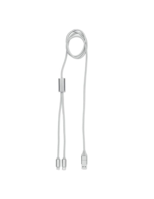 Câble de Charge 2 en 1 Long Personnalisé - CABLONG pas cher