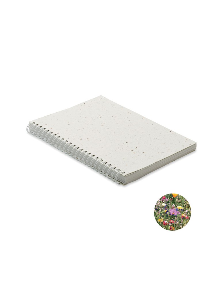 Carnet A5 et Pratique en Papier Semence Personnalisé pas cher