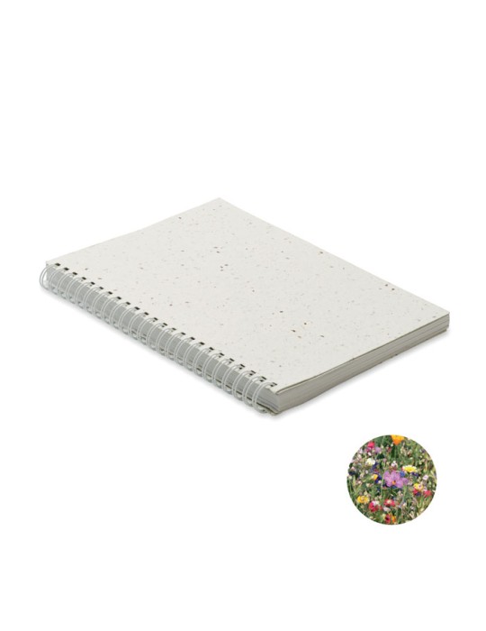 Carnet A5 et Pratique en Papier Semence Personnalisé pas cher