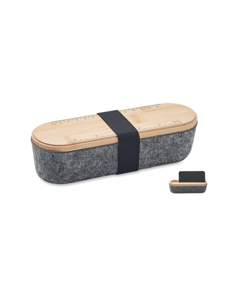 Trousse RPET personnalisée - Fournitures de bureau s MILE