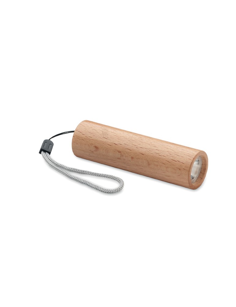 Torche en bois personnalisée - Lampe rechargeable puissante LITE pas cher