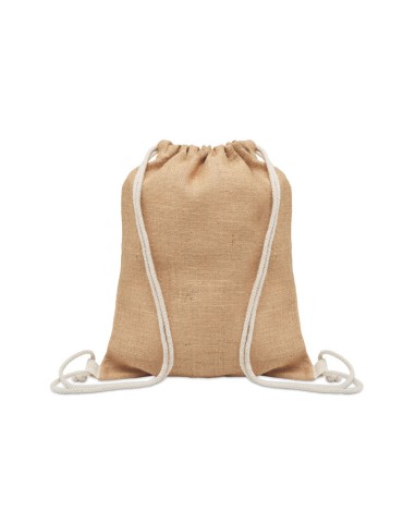 Sac à cordon en jute - objets publicitaires FUKURO 2