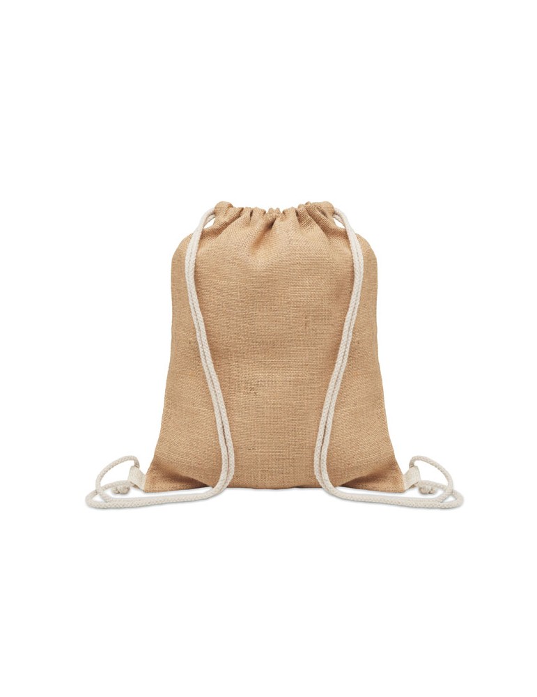 Sac à cordon en jute - objets publicitaires FUKURO
