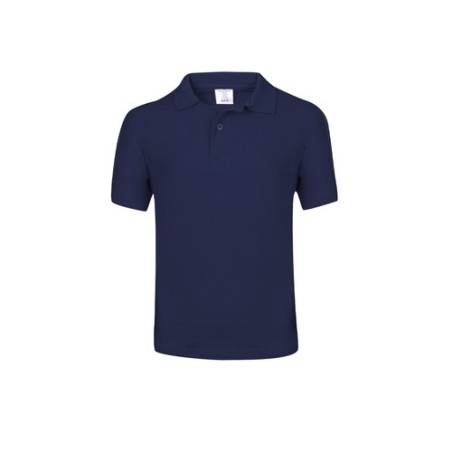 Polo Enfant Couleur Personnalisé YPS180 "keya" Matières : coton Taille textile : S Couleurs : bleu marine foncé objet promo peti