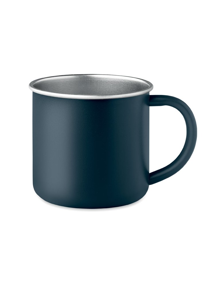 Tasse en acier inox recyclé - Objets publicitaires CARIBU