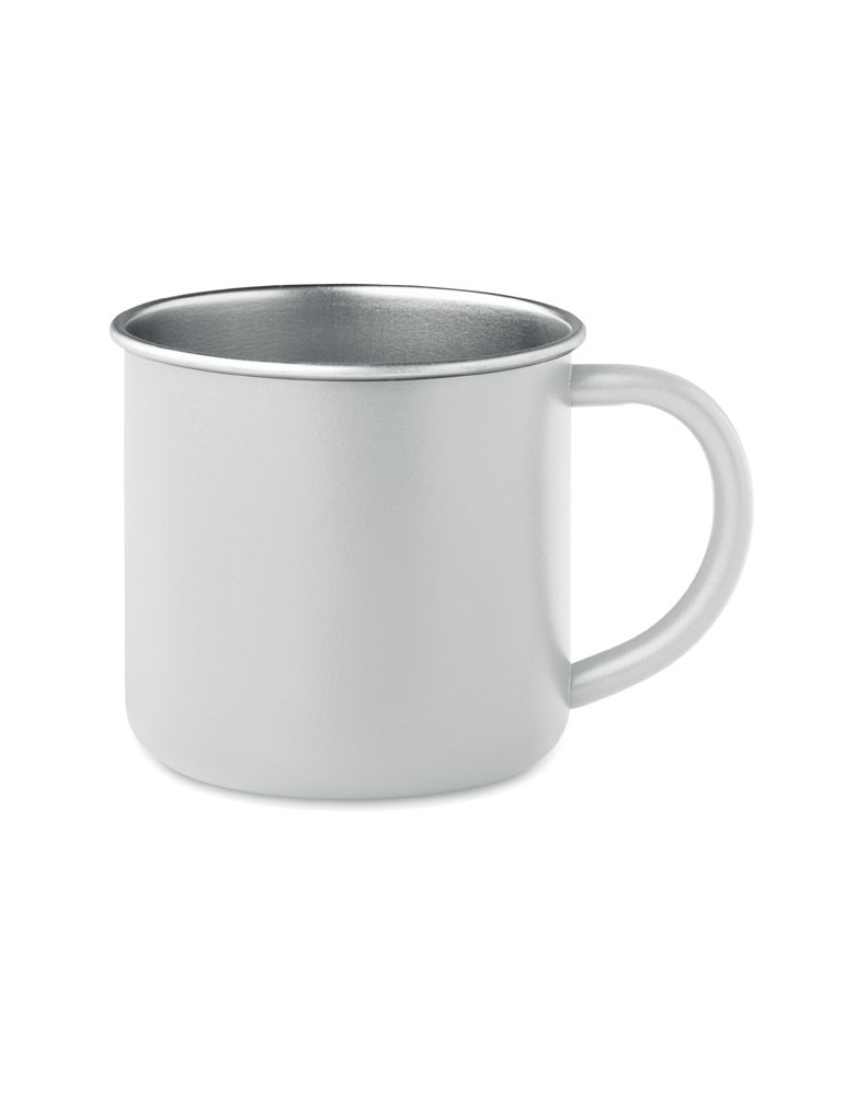 Tasse en acier inox recyclé - Objets publicitaires CARIBU