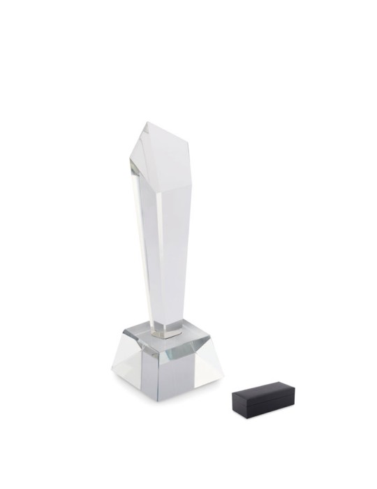 Trophée en cristal personnalisé - DIAWARD cadeau d'entreprise