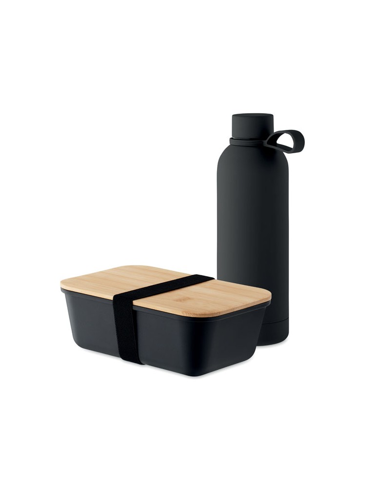 Set personnalisé EMERALD : Bouteille et Boîte à Déjeuner pas cher