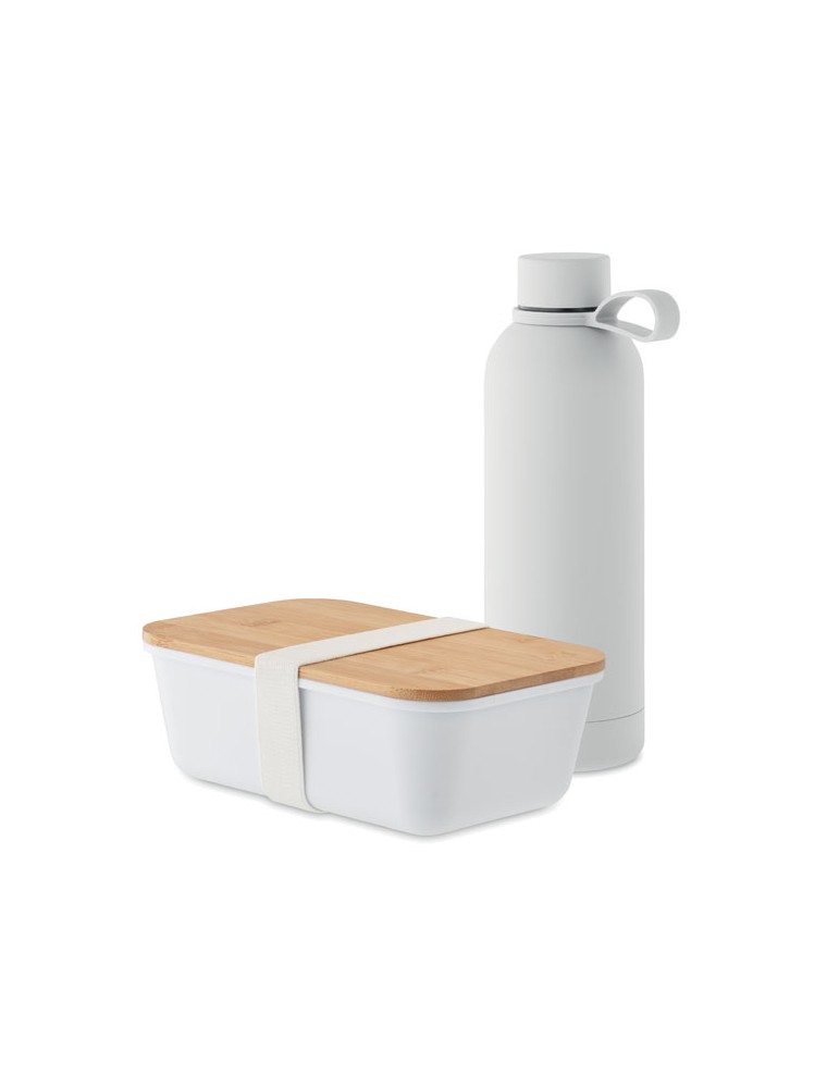 Set personnalisé EMERALD : Bouteille et Boîte à Déjeuner pas cher