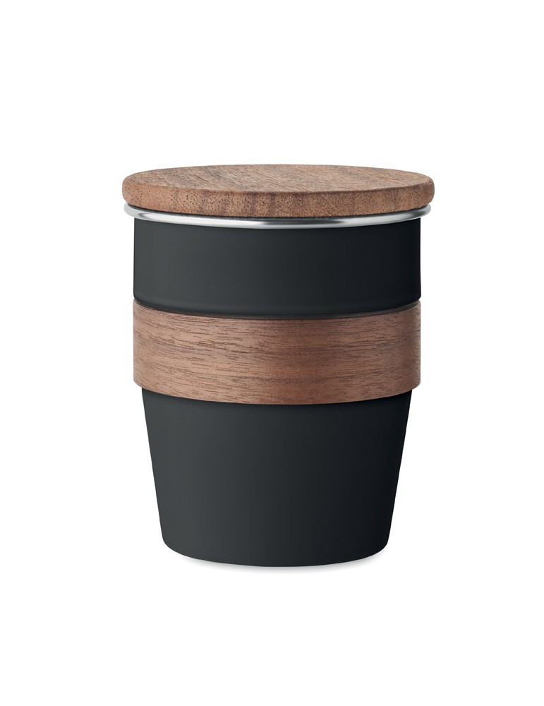 Gobelet Incassable 350 ml en Acier Inox Personnalisé WALNUT pas cher