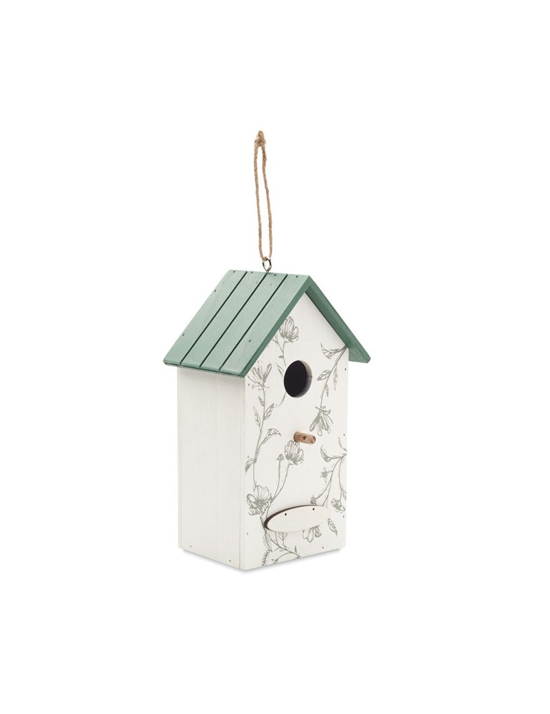 Maison d'Oiseau Nichoir en Contreplaqué Personnalisé GREENJAY pas cher