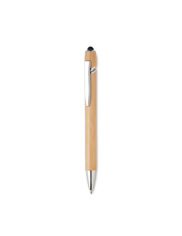 Stylo à bille en bambou RENN personnalisable