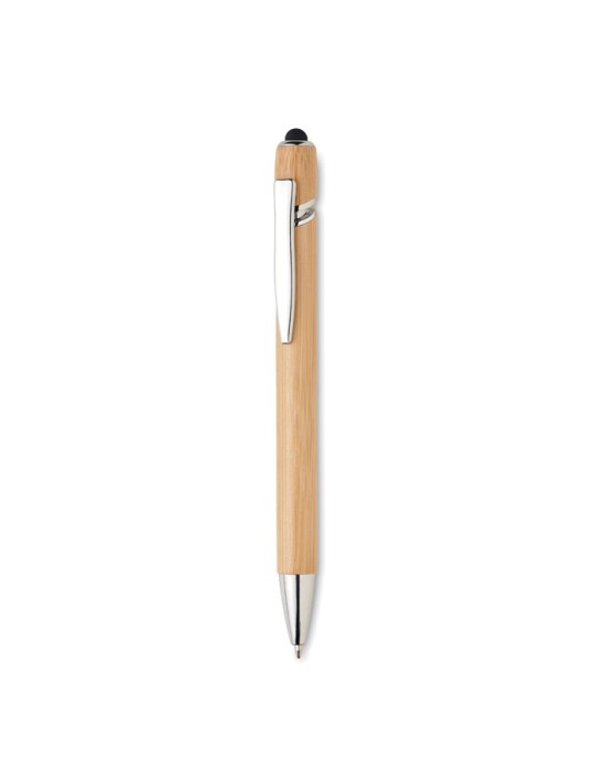 Stylo à bille en bambou RENN personnalisable