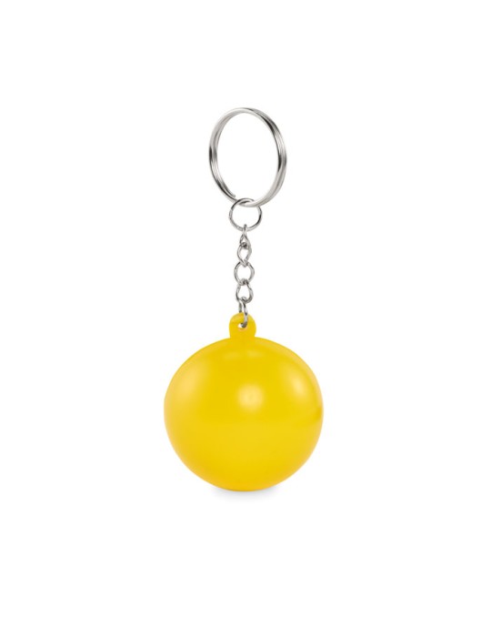 Porte-clés publicitaire boule en PU CIRKELY