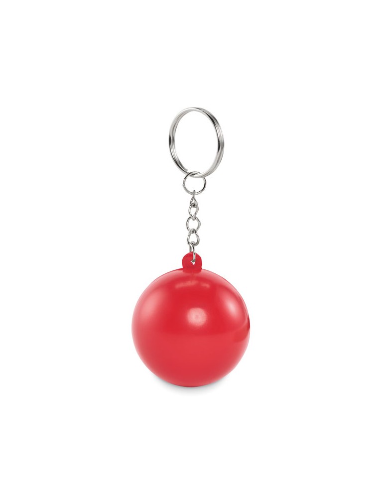 Porte-clés publicitaire boule en PU CIRKELY