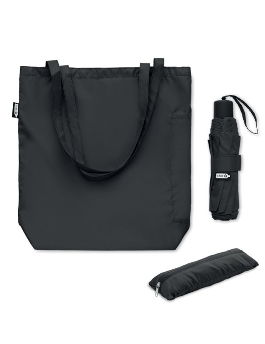 Parapluie publicitaire 21'' et Tote bag SEATTLE