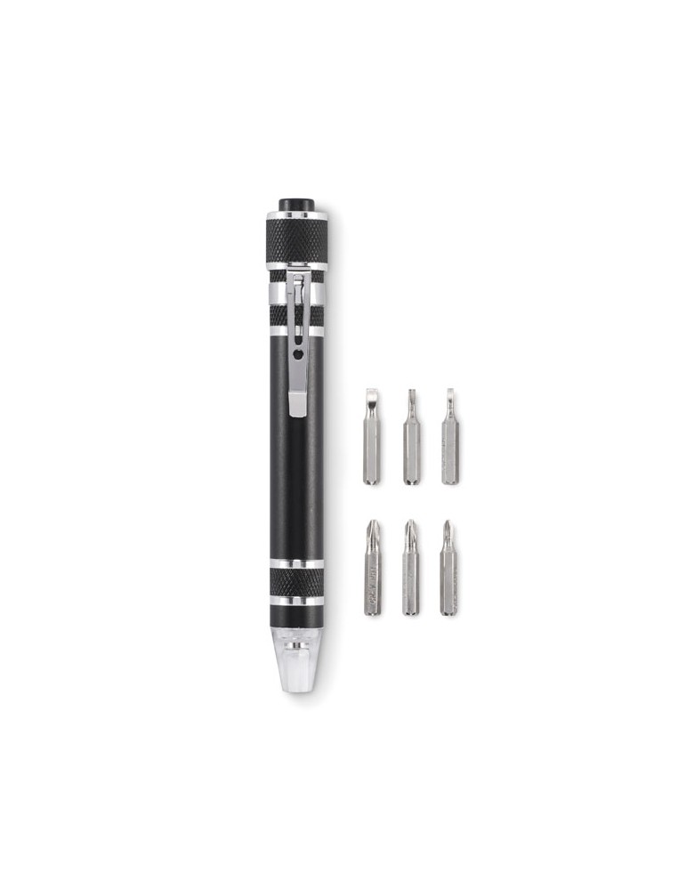 Stylo multi-outils recyclé publicitaire TUBULAR