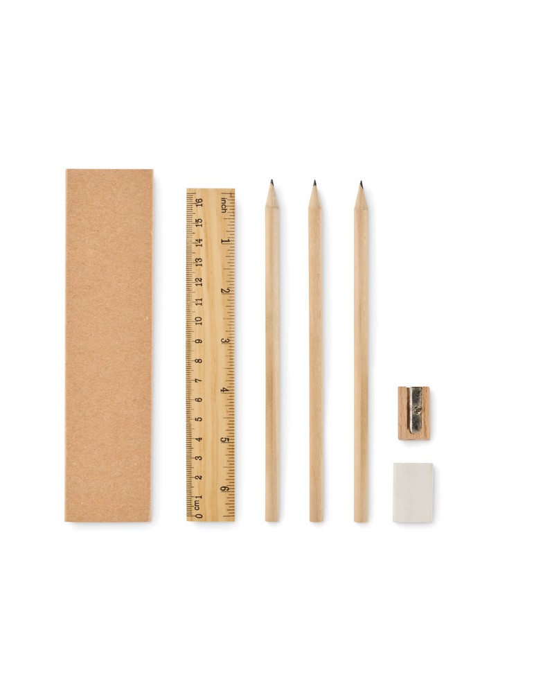 Set d'écriture personnalisé boîte en papier STOX